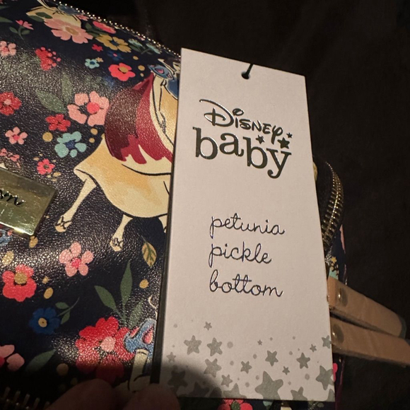 Disney Petunia Pickle Bottom Snow White Backpack Diaper Bag in Blue Multicolor - Picture 7 of 10